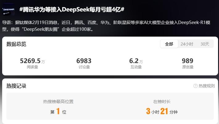 微信接入DeepSeek后，腾讯正在把产品all in AI