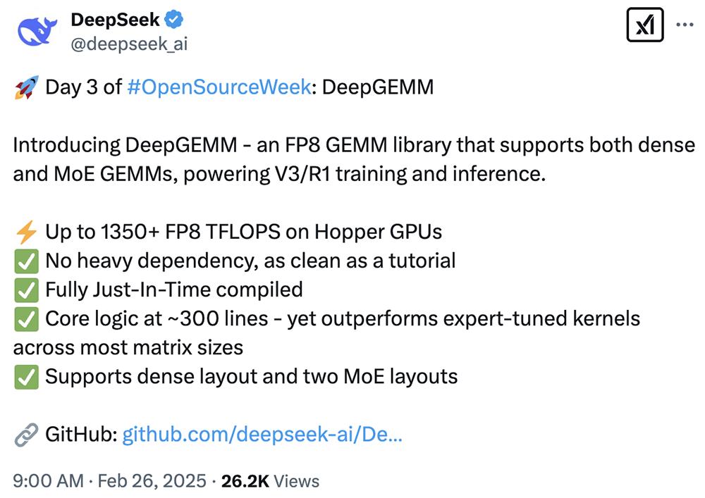 DeepSeek开源第三弹,极致榨干GPU,FP8训推秘籍公开