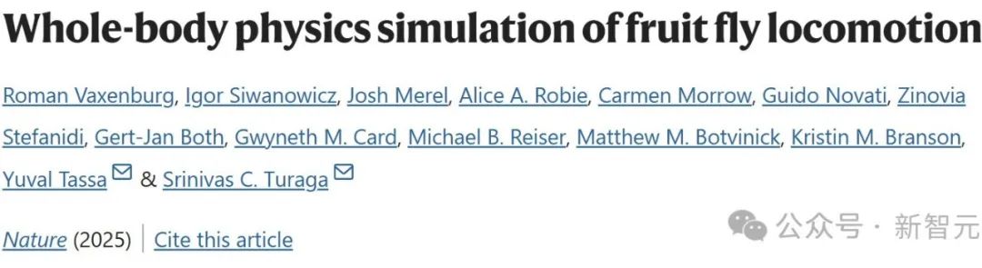 DeepMind果蝇登Nature,强化学习再立功,AI模拟飞行,逼真到腿毛颤抖