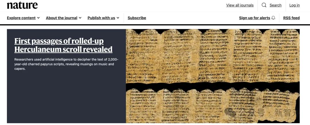 AI再破2000年前「上古卷轴」，古希腊著作原文首次重见天日