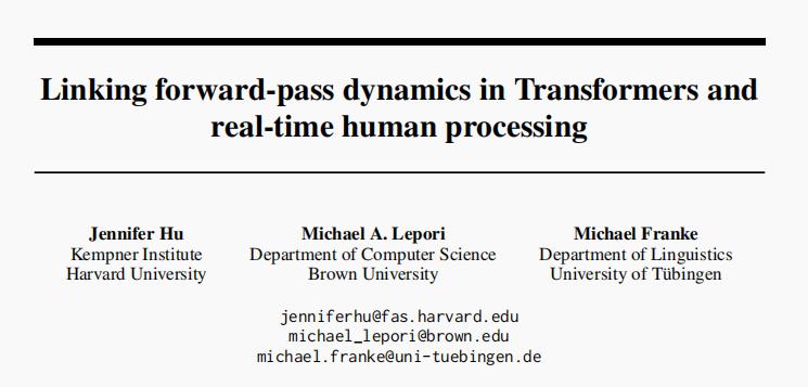哈佛新论文揭示 Transformer 模型与人脑“同步纠结”全过程,AI也会犹豫、反悔?