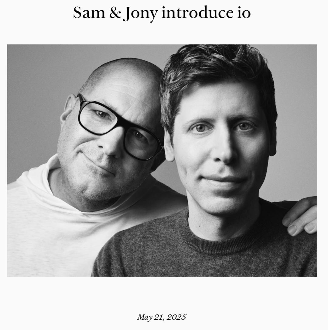 奥特曼和“iPhone设计之父”一起造AI硬件,目标1亿台,颠覆iPhone