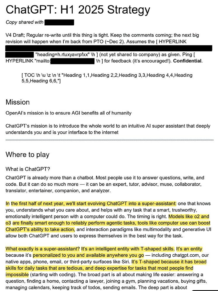 4页绝密文件曝OpenAI野心,ChatGPT占领人类心智,25年致命杀招公开