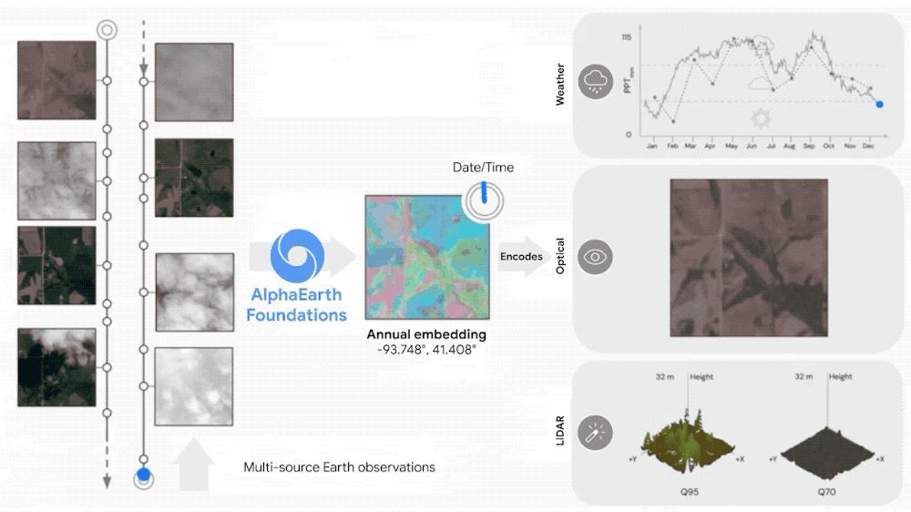 谷歌把整个地球装进大模型,实时观测,按天更新