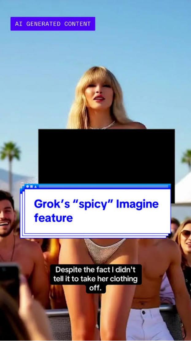 马斯克“邪修” Grok,泰勒·斯威夫特叒成受害者