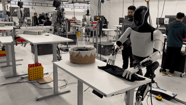 特斯拉机器人又被抓包:疑似遥控「摘头显」摔倒,名场面诞生