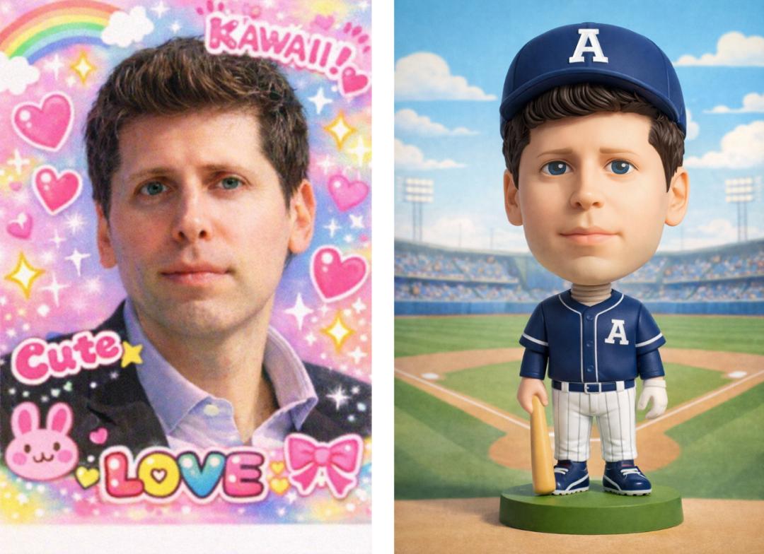 刚刚,OpenAI 版 Nano Banana 发布:奥特曼秒变性感男模|附实测