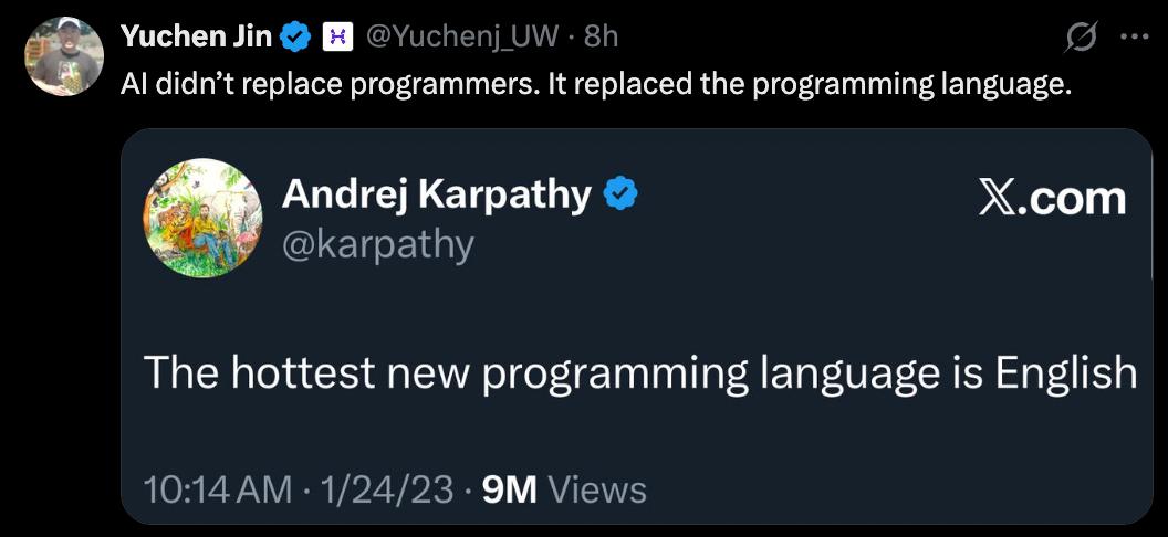 AI大佬Karpathy焦虑了：作为程序员，我从未感到如此落后