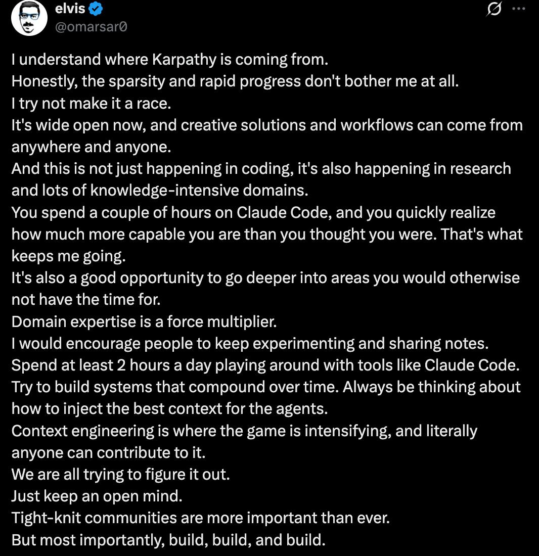 AI大佬Karpathy焦虑了：作为程序员，我从未感到如此落后