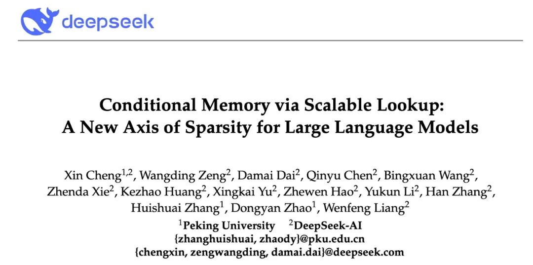 梁文锋署名新论文,DeepSeek V4架构首曝?直击Transformer致命缺陷