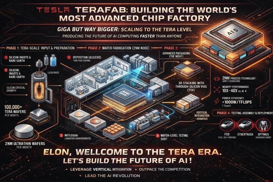 马斯克官宣:年产1万亿瓦芯片,人类迈向星际文明打响第一枪
