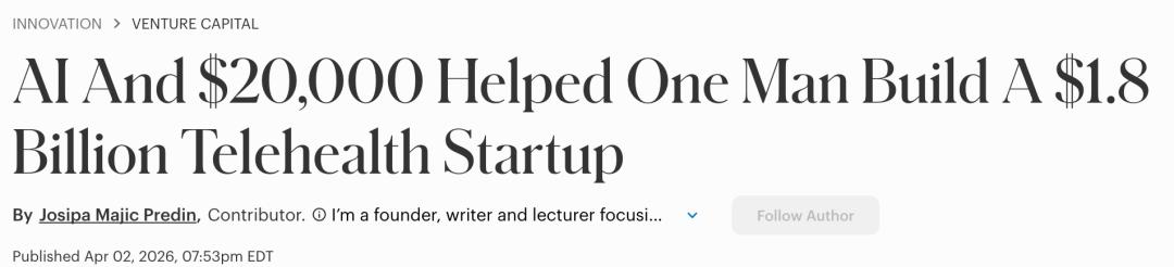 一人干翻2000人大厂，41岁程序员靠AI年入4亿美元，奥特曼：我想见他