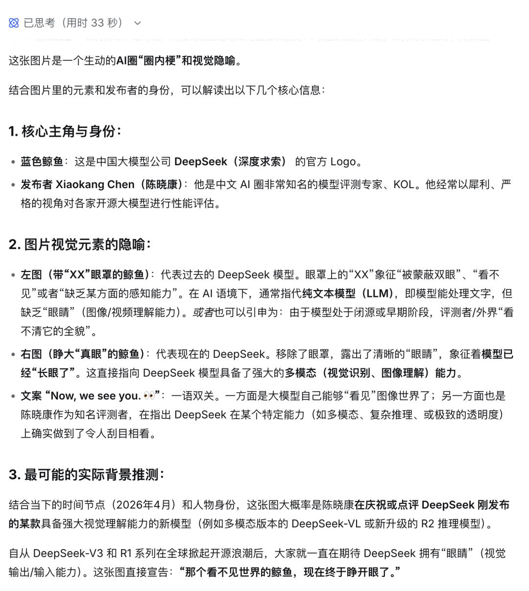 刚刚，DeepSeek大更新，终于「开眼」了