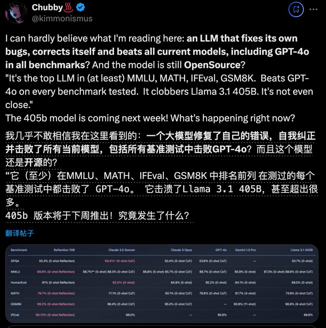 开源大模型新王干翻GPT-4o,新技术可纠正自己幻觉,数学99.2分刷爆测试集