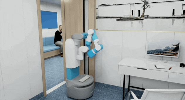 “具身智能小镇”来了,机器人逛超市买菜满街跑,AI充当NPC,来自上海AI Lab