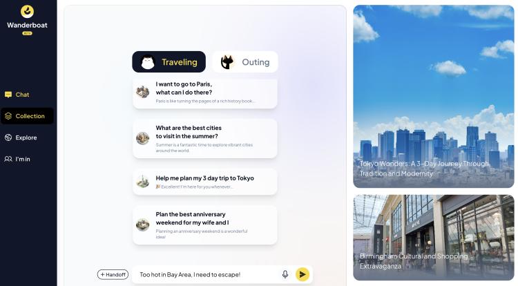 Wanderboat AI:这个华人团队开发的AI旅行app,是大模型时代的小红书+马蜂窝?