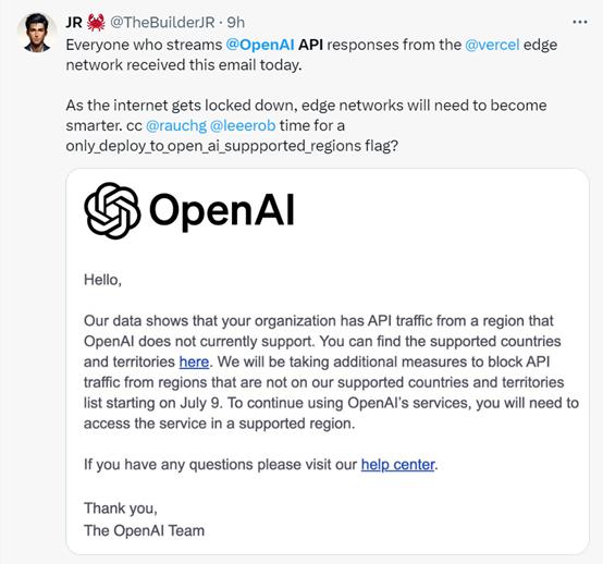 突发,OpenAI突然断供中国,百度阿里火速应对,一键搬家立即上线