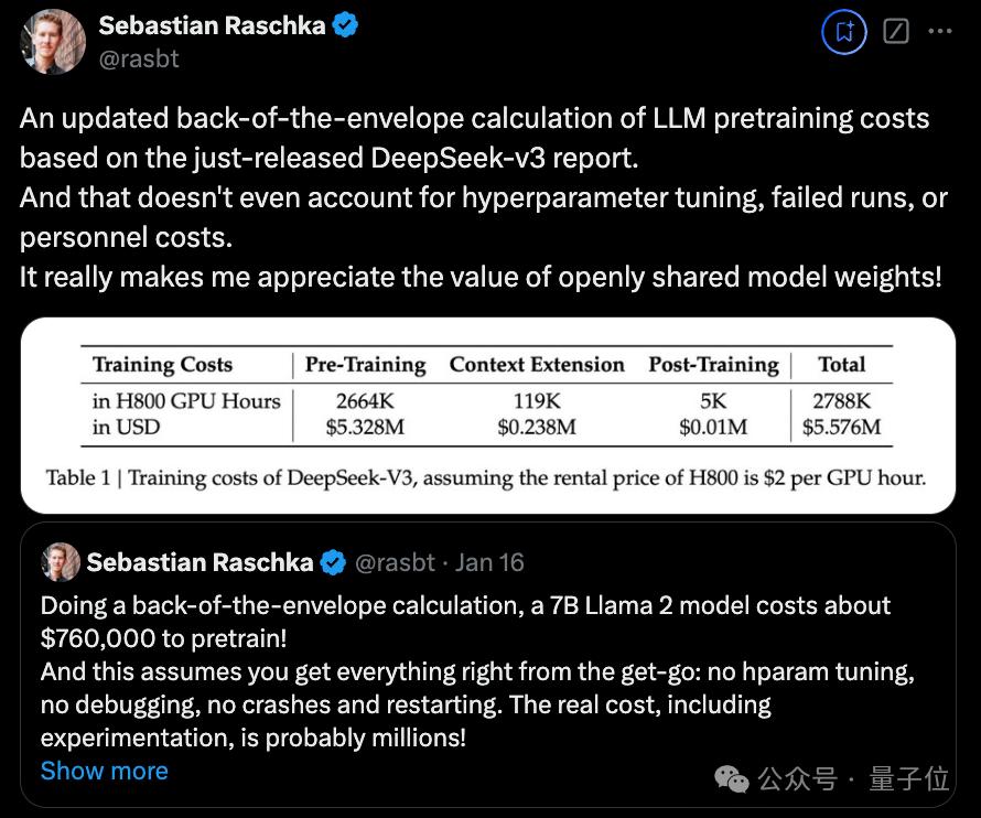 国产之光DeepSeek把AI大佬全炸出来了，671B大模型训练只需此前算力1/10，细节全公开