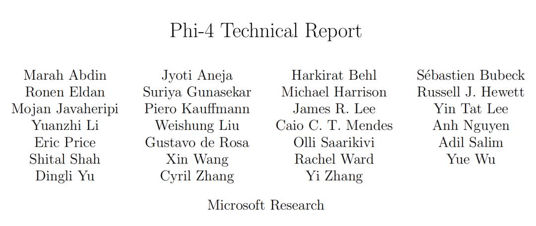 微软Phi-4封神，14B小模型数学击败GPT-4o，合成数据占比40%，36页技术报告出炉