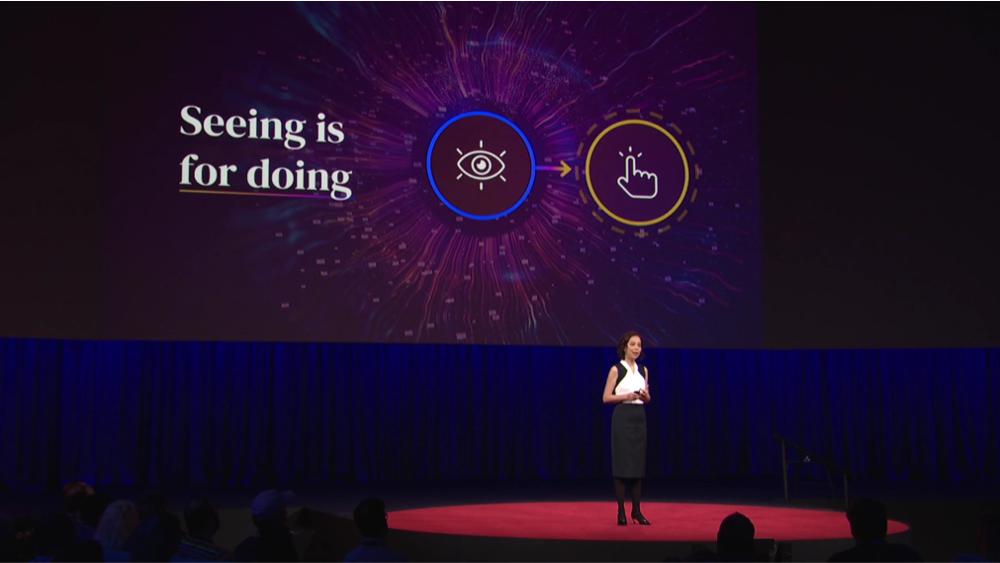 顶尖AI科学家李飞飞演讲：机器人进化离不开空间智能