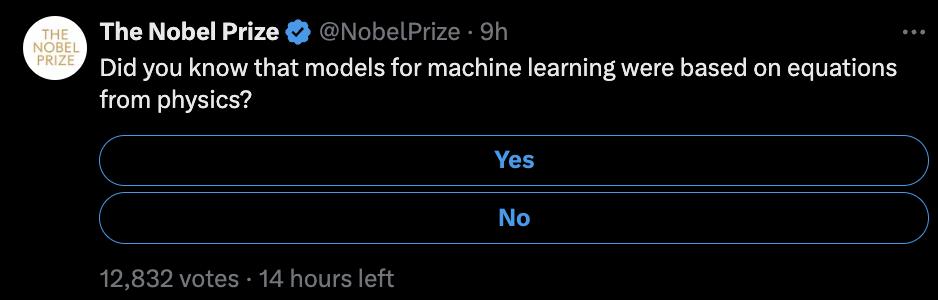 为什么诺贝尔物理学奖,颁给了 AI 专家?