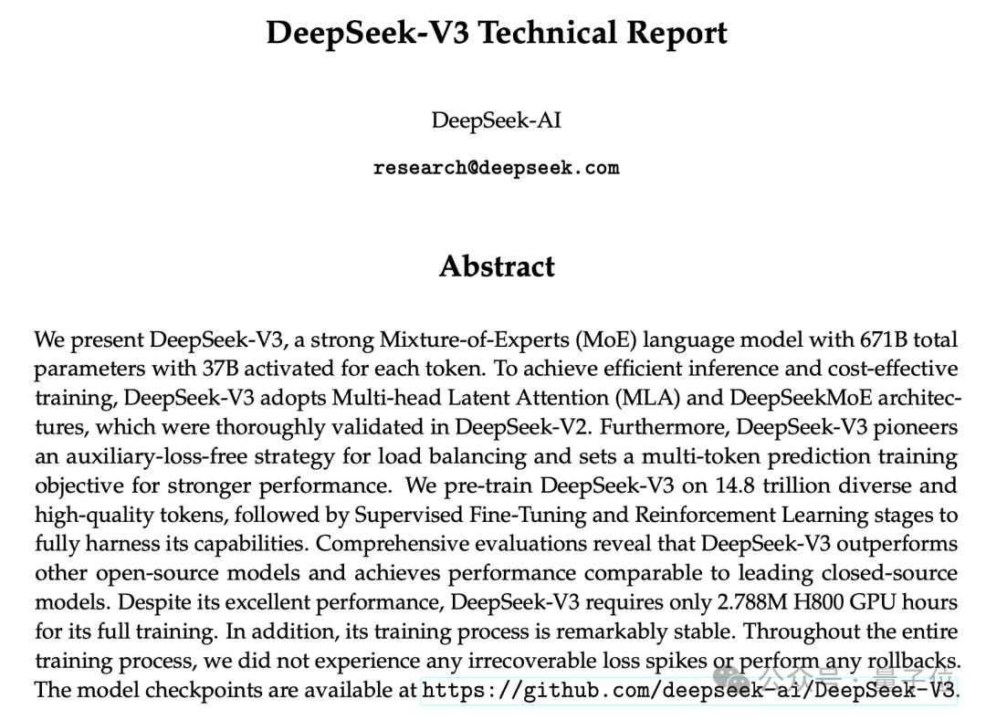 国产之光DeepSeek把AI大佬全炸出来了，671B大模型训练只需此前算力1/10，细节全公开