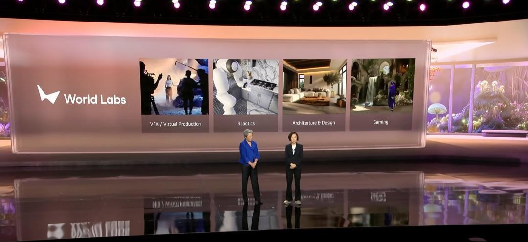 刚刚，苏妈李飞飞两大女王合体，AMD 550亿吞下世界模型